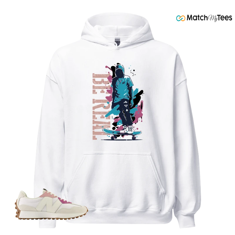 NEW BALANCE 327 CALIA WHITE PINK PINK SNEAKER Matching Tees hoodie