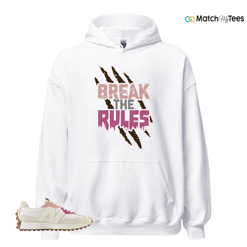 NEW BALANCE 327 CALIA WHITE PINK PINK SNEAKER Matching Tees Hoodie for Men