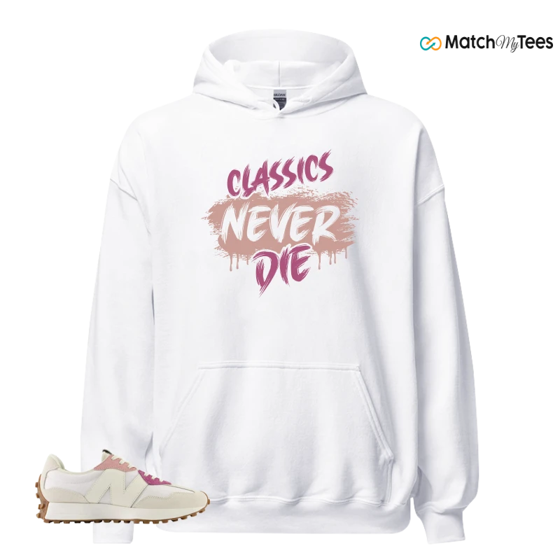 NEW BALANCE 327 CALIA WHITE PINK PINK SNEAKER Matching Tees hoodie