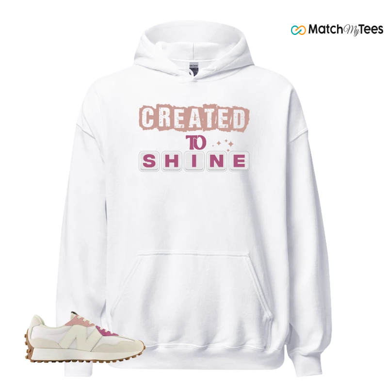 NEW BALANCE 327 CALIA WHITE PINK PINK SNEAKER Matching Tees hoodie