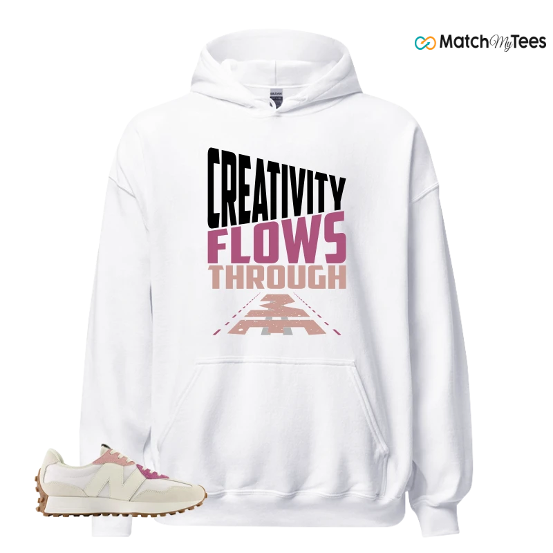 NEW BALANCE 327 CALIA WHITE PINK PINK SNEAKER Matching Tees hoodie
