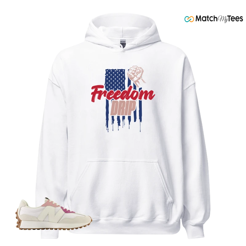 NEW BALANCE 327 CALIA WHITE PINK PINK SNEAKER Matching Tees hoodie