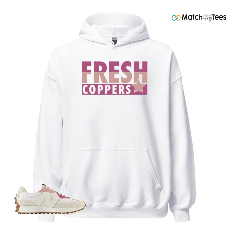 NEW BALANCE 327 CALIA WHITE PINK PINK SNEAKER Matching Tees Hoodie for Men