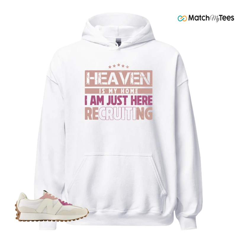 NEW BALANCE 327 CALIA WHITE PINK PINK SNEAKER Matching Tees hoodie