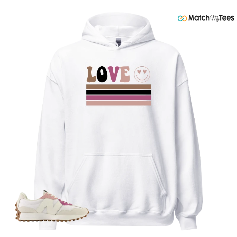 NEW BALANCE 327 CALIA WHITE PINK PINK SNEAKER Matching Tees hoodie