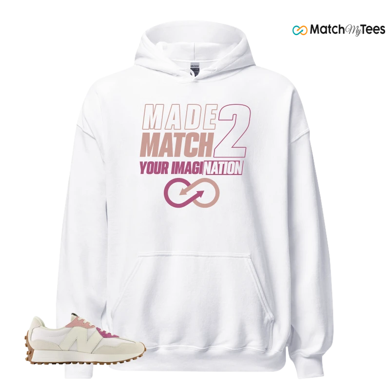 NEW BALANCE 327 CALIA WHITE PINK PINK SNEAKER Matching Tees hoodie