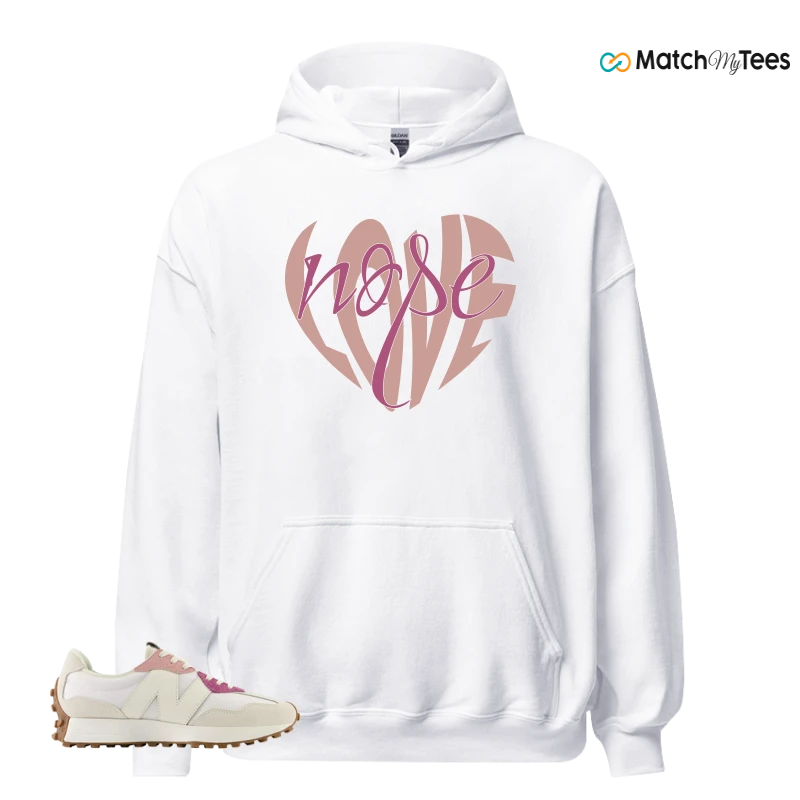NEW BALANCE 327 CALIA WHITE PINK PINK SNEAKER Matching Tees hoodie