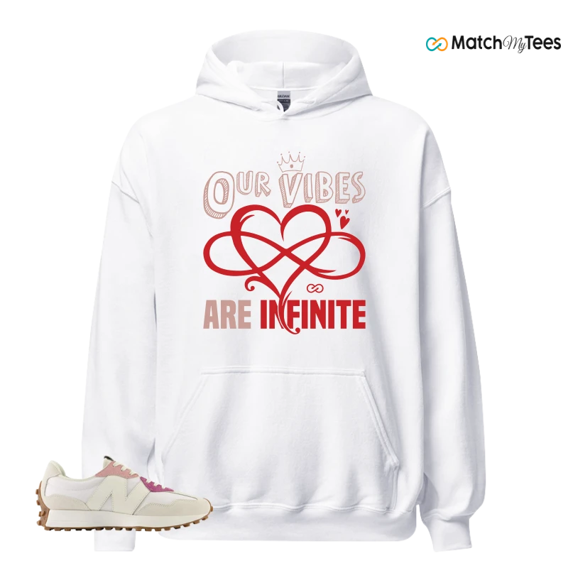 NEW BALANCE 327 CALIA WHITE PINK PINK SNEAKER Matching Tees hoodie