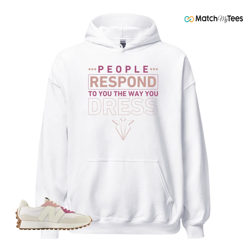 NEW BALANCE 327 CALIA WHITE PINK PINK SNEAKER Matching Tees hoodie