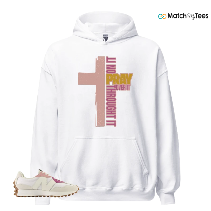 NEW BALANCE 327 CALIA WHITE PINK PINK SNEAKER Matching Tees Hoodie for Men