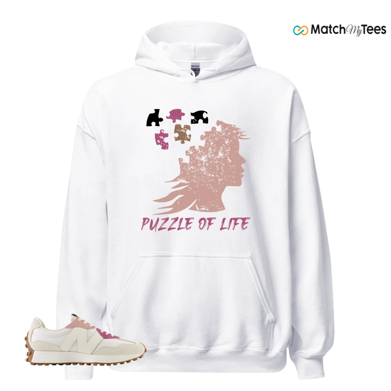NEW BALANCE 327 CALIA WHITE PINK PINK SNEAKER Matching Tees hoodie