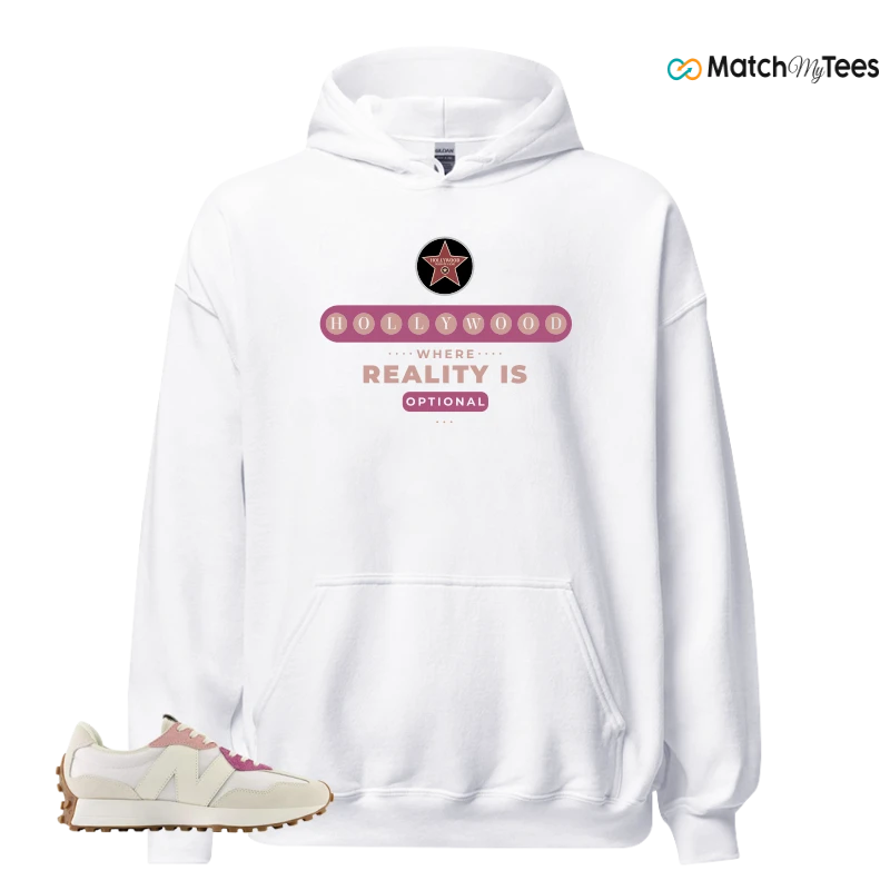 NEW BALANCE 327 CALIA WHITE PINK PINK SNEAKER Matching Tees hoodie