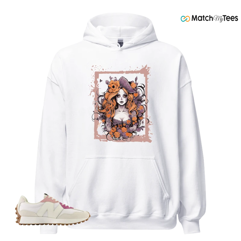 NEW BALANCE 327 CALIA WHITE PINK PINK SNEAKER Matching Tees hoodie
