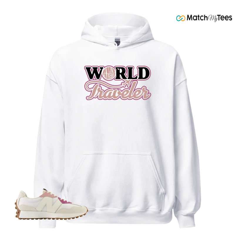 NEW BALANCE 327 CALIA WHITE PINK PINK SNEAKER Matching Tees hoodie