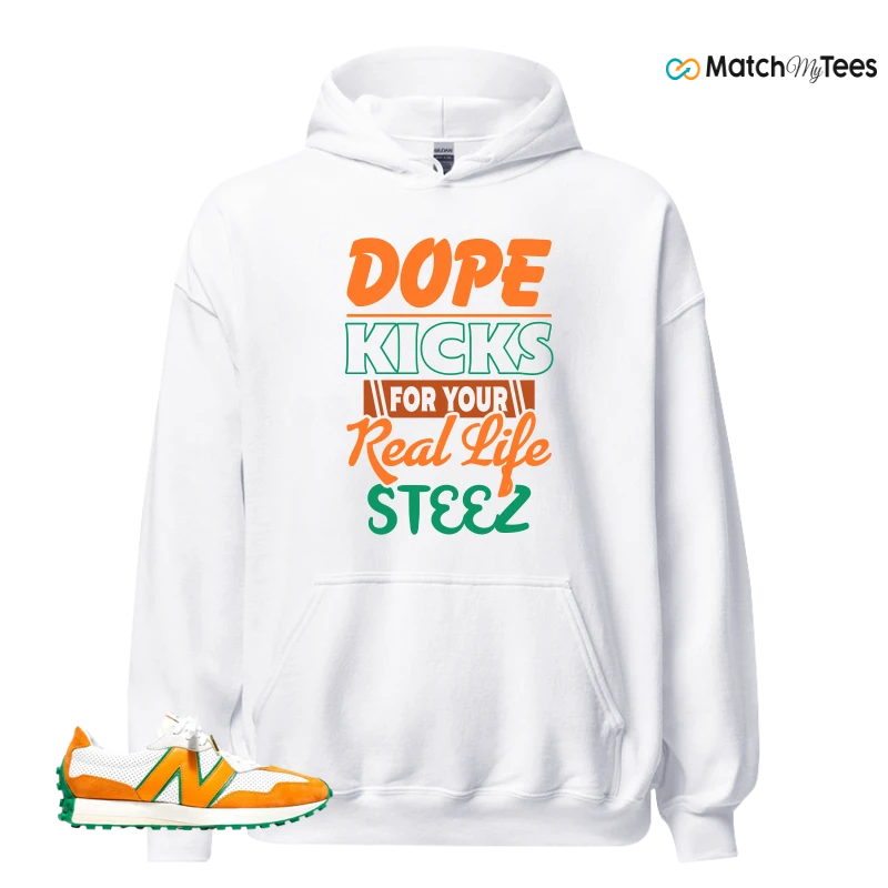 NEW BALANCE 327 CASABLANCA ORANGE SNEAKER Matching Tees hoodie