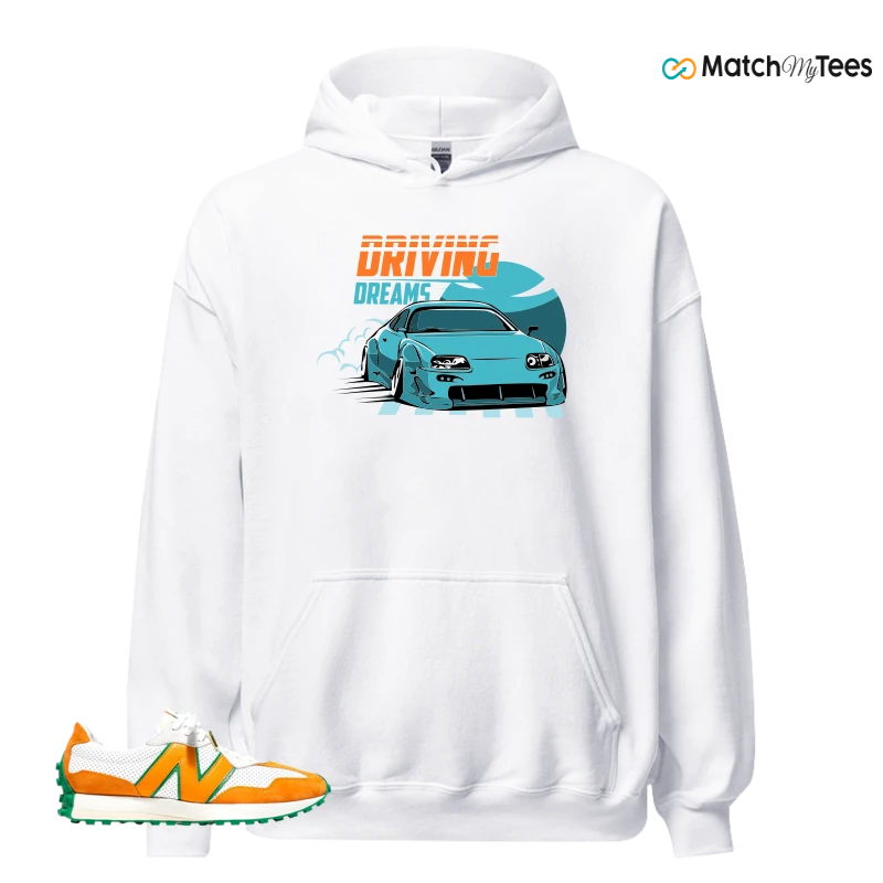 NEW BALANCE 327 CASABLANCA ORANGE SNEAKER Matching Tees hoodie