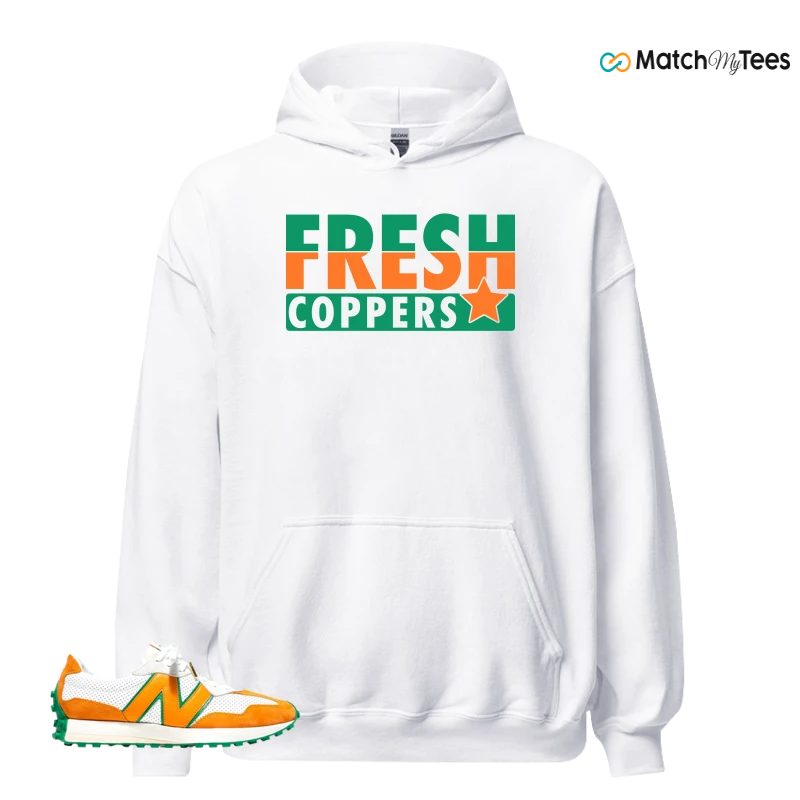 NEW BALANCE 327 CASABLANCA ORANGE SNEAKER Matching Tees hoodie