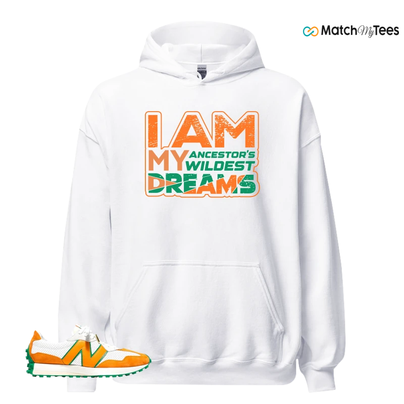 NEW BALANCE 327 CASABLANCA ORANGE SNEAKER Matching Tees hoodie