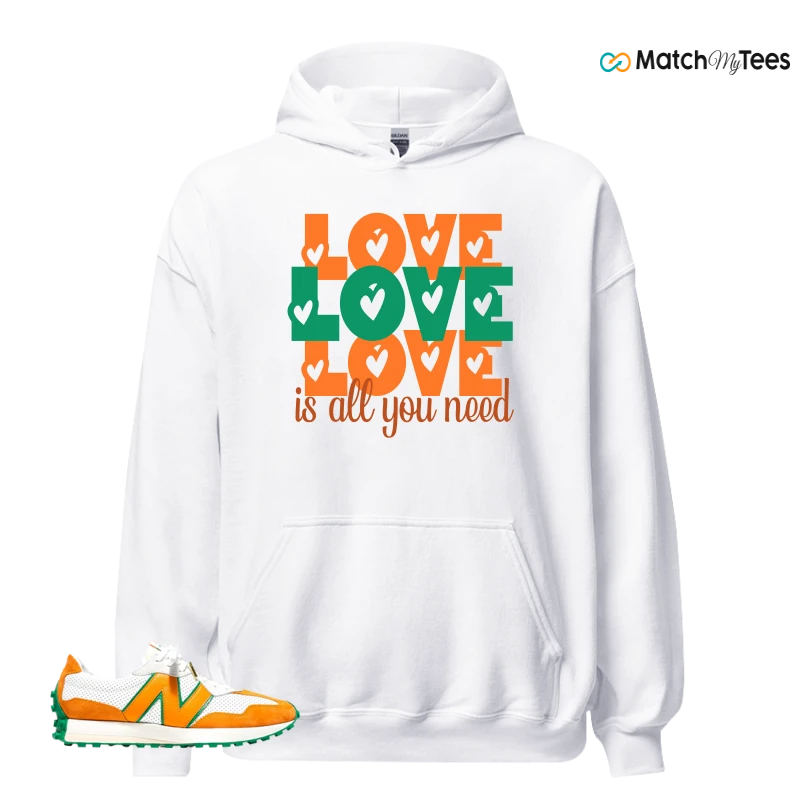 NEW BALANCE 327 CASABLANCA ORANGE SNEAKER Matching Tees hoodie