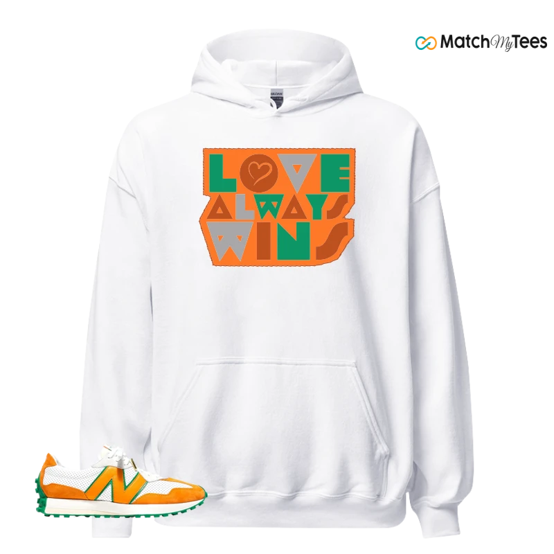 NEW BALANCE 327 CASABLANCA ORANGE SNEAKER Matching Tees hoodie