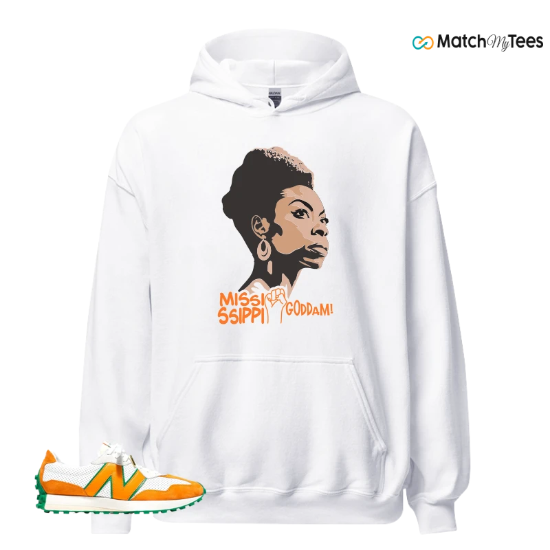 NEW BALANCE 327 CASABLANCA ORANGE SNEAKER Matching Tees hoodie