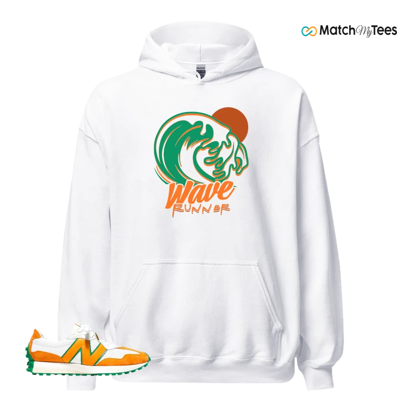 NEW BALANCE 327 CASABLANCA ORANGE SNEAKER Matching Tees Hoodie for Men