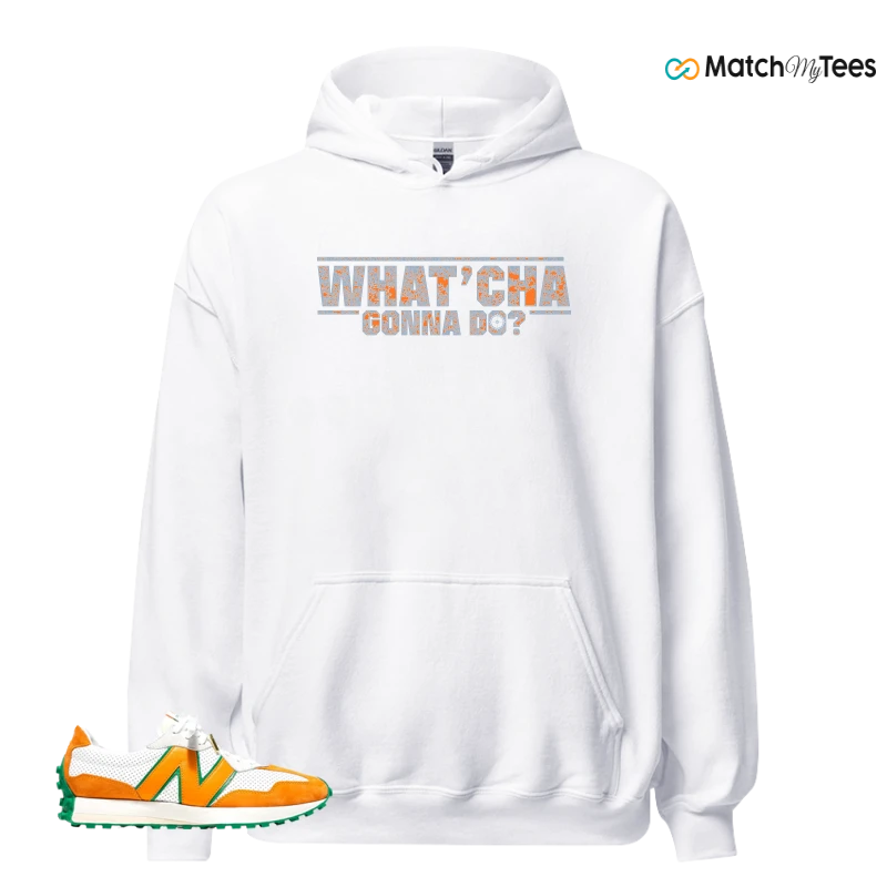 NEW BALANCE 327 CASABLANCA ORANGE SNEAKER Matching Tees Hoodie for Men