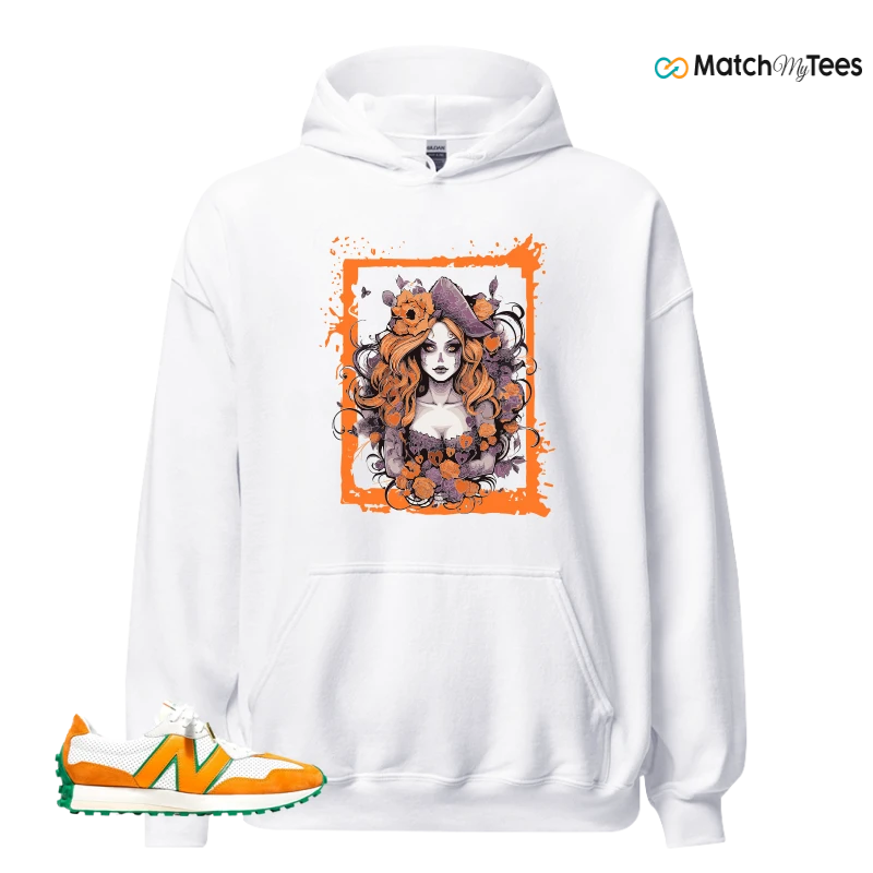 NEW BALANCE 327 CASABLANCA ORANGE SNEAKER Matching Tees hoodie