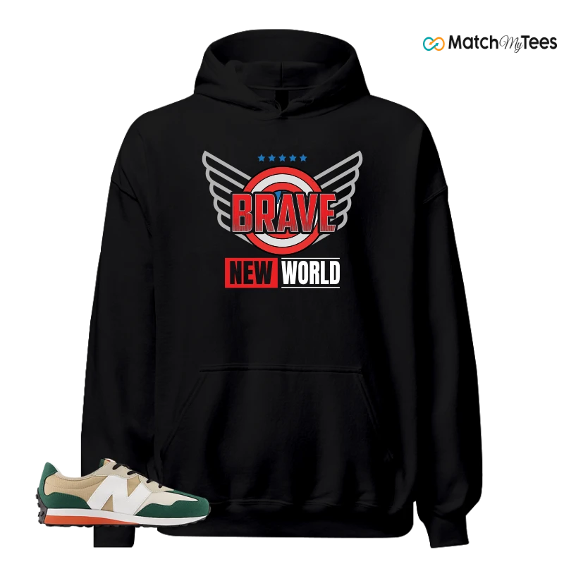NEW BALANCE 327 INCENSE NIGHTWATCH GREEN SNEAKER Matching Tees hoodie