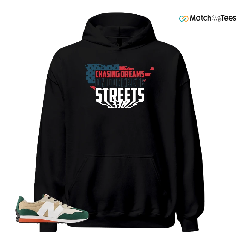 NEW BALANCE 327 INCENSE NIGHTWATCH GREEN SNEAKER Matching Tees hoodie