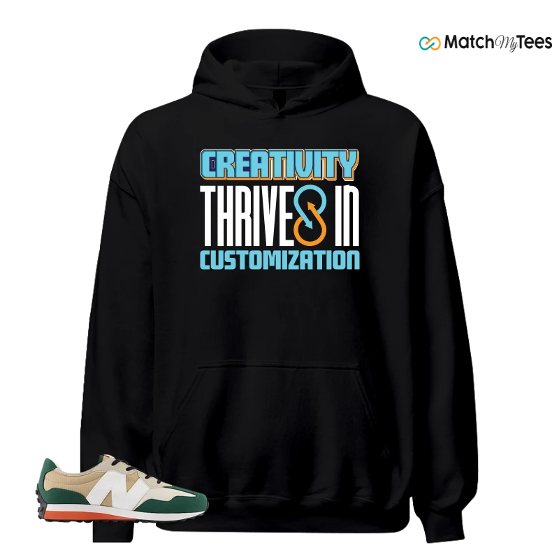 NEW BALANCE 327 INCENSE NIGHTWATCH GREEN SNEAKER Matching Tees hoodie