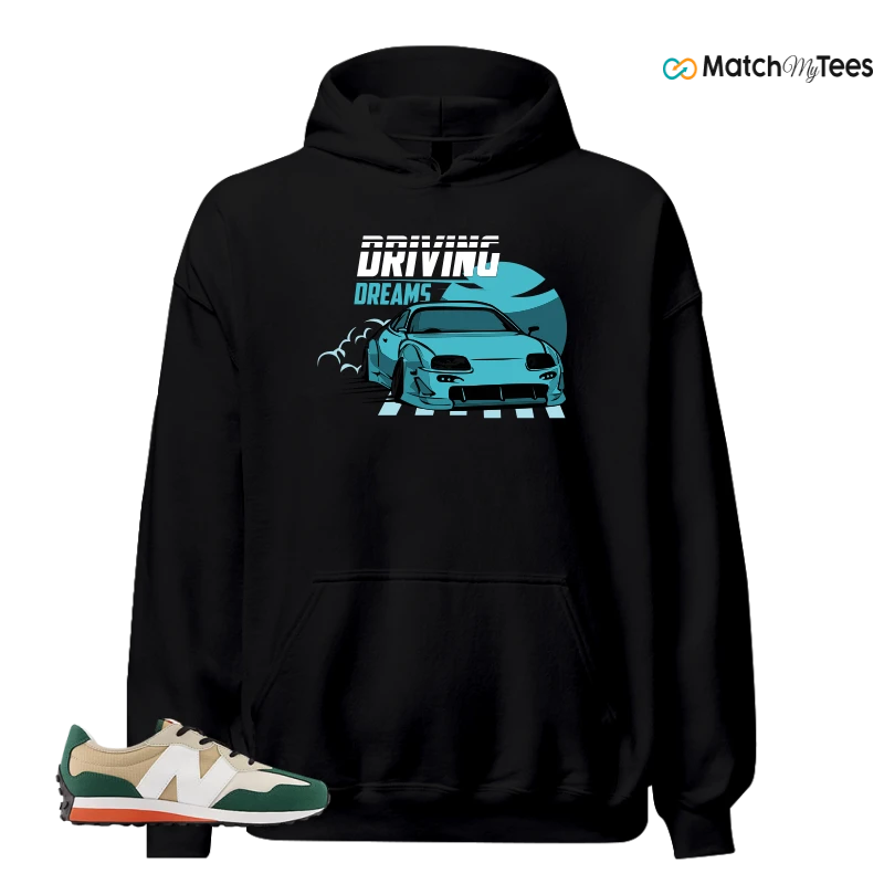 NEW BALANCE 327 INCENSE NIGHTWATCH GREEN SNEAKER Matching Tees hoodie