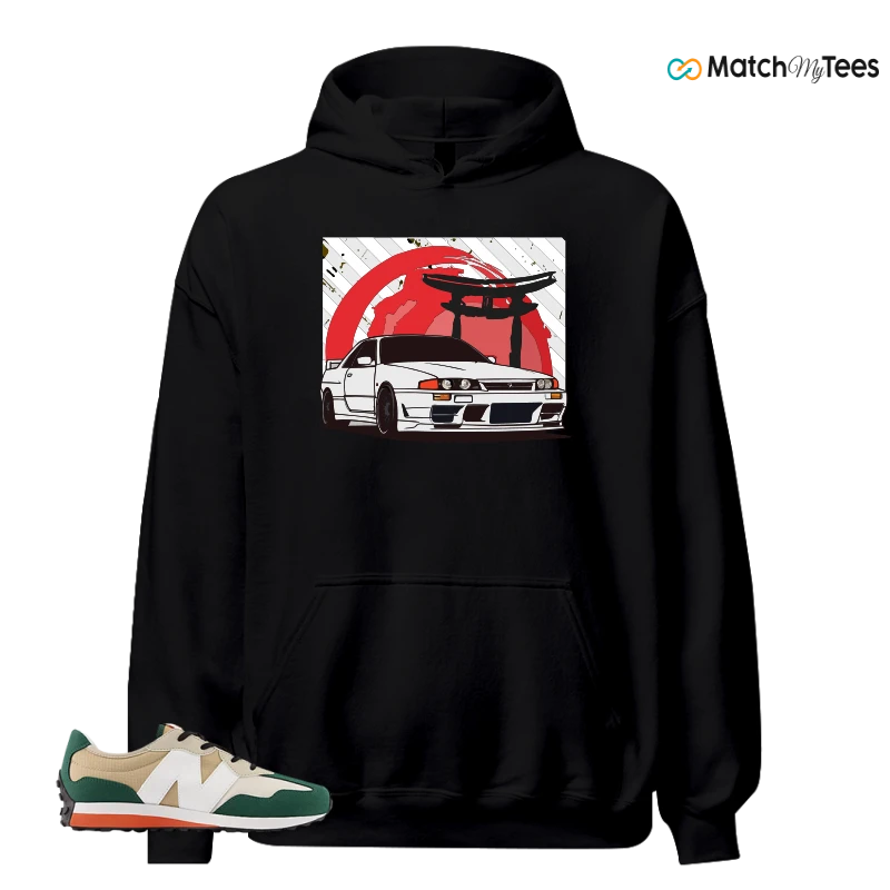 NEW BALANCE 327 INCENSE NIGHTWATCH GREEN SNEAKER Matching Tees hoodie