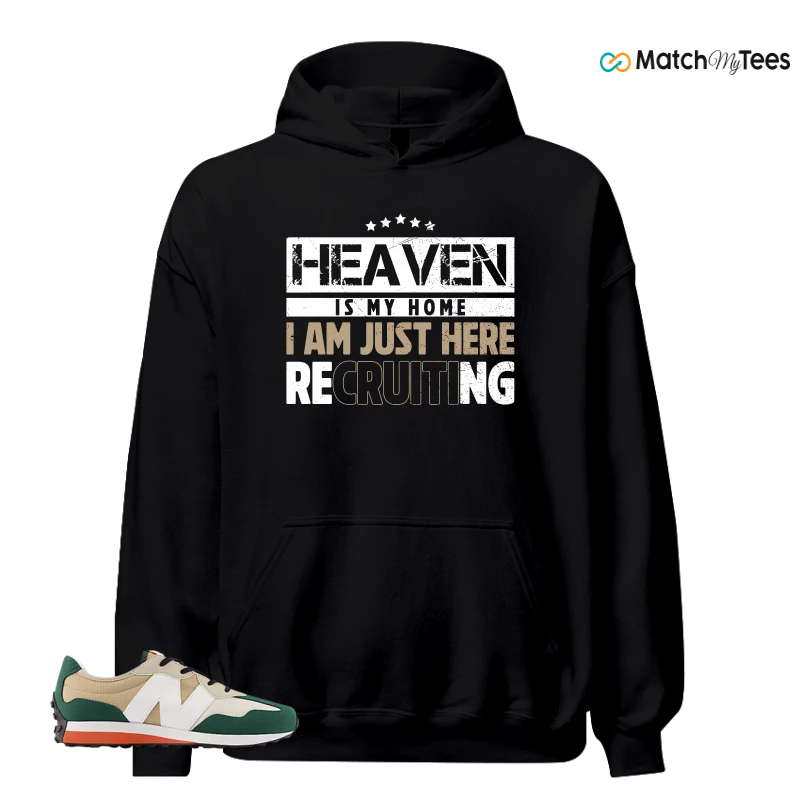 NEW BALANCE 327 INCENSE NIGHTWATCH GREEN SNEAKER Matching Tees hoodie