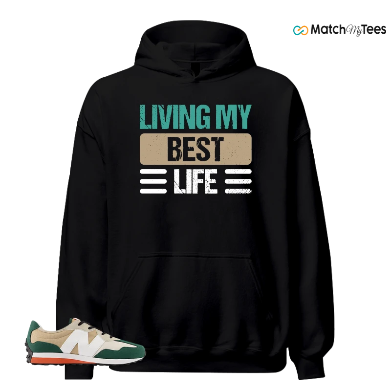 NEW BALANCE 327 INCENSE NIGHTWATCH GREEN SNEAKER Matching Tees hoodie