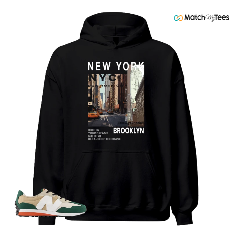 NEW BALANCE 327 INCENSE NIGHTWATCH GREEN SNEAKER Matching Tees hoodie