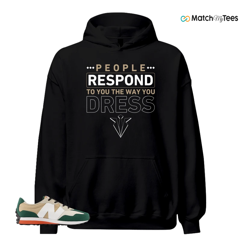NEW BALANCE 327 INCENSE NIGHTWATCH GREEN SNEAKER Matching Tees hoodie