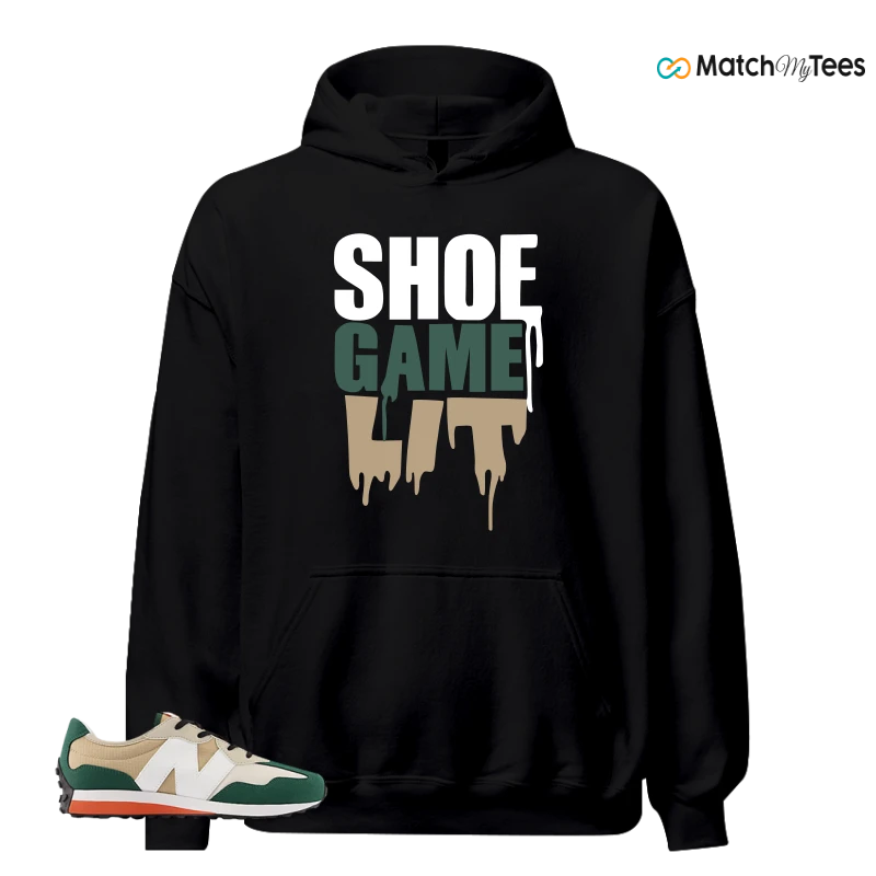 NEW BALANCE 327 INCENSE NIGHTWATCH GREEN SNEAKER Matching Tees hoodie