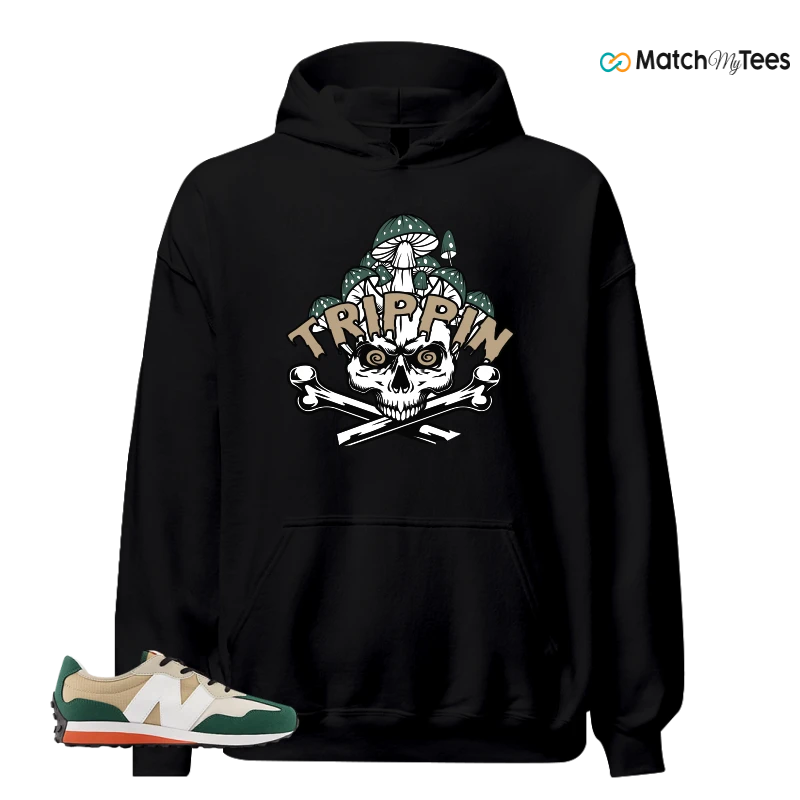 NEW BALANCE 327 INCENSE NIGHTWATCH GREEN SNEAKER Matching Tees hoodie