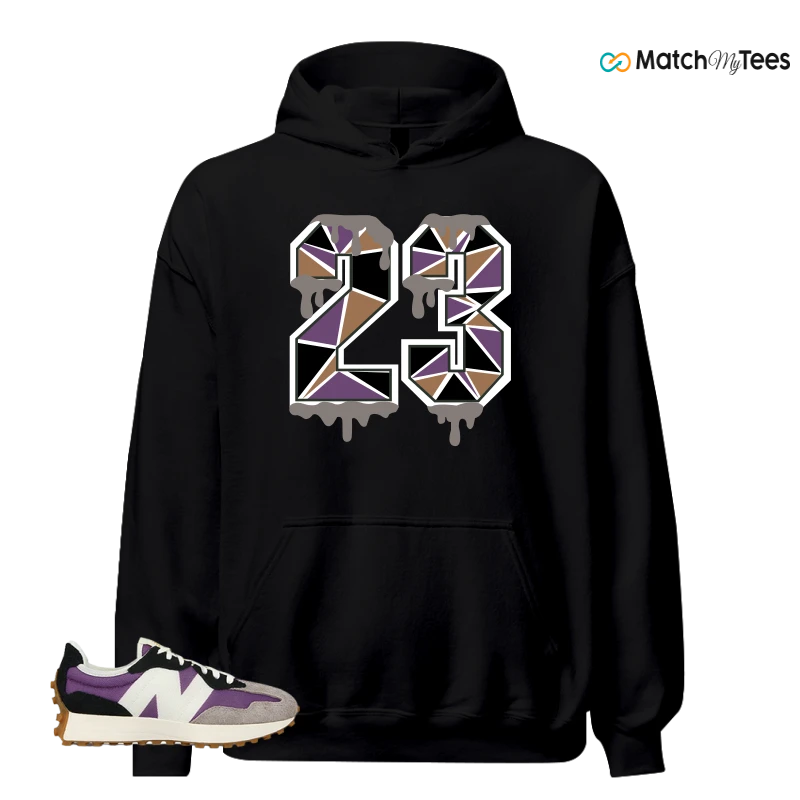 NEW BALANCE 327 PURPLE WHITE (WOMEN'S) SNEAKER Matching Tees hoodie