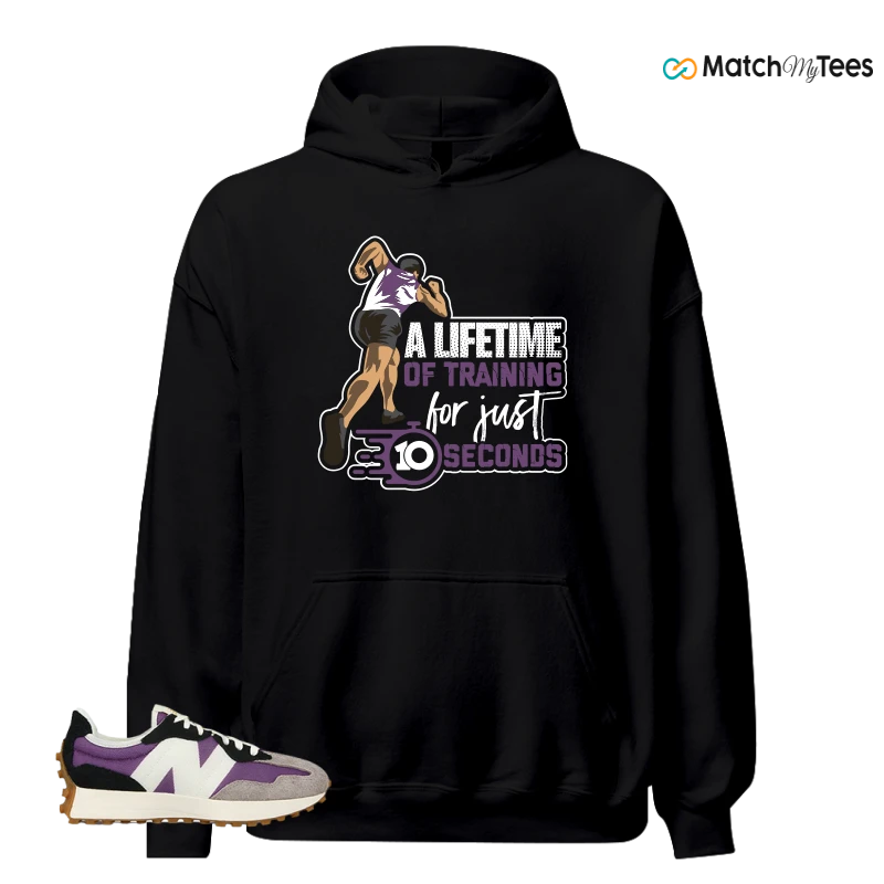 NEW BALANCE 327 PURPLE WHITE (WOMEN'S) SNEAKER Matching Tees hoodie