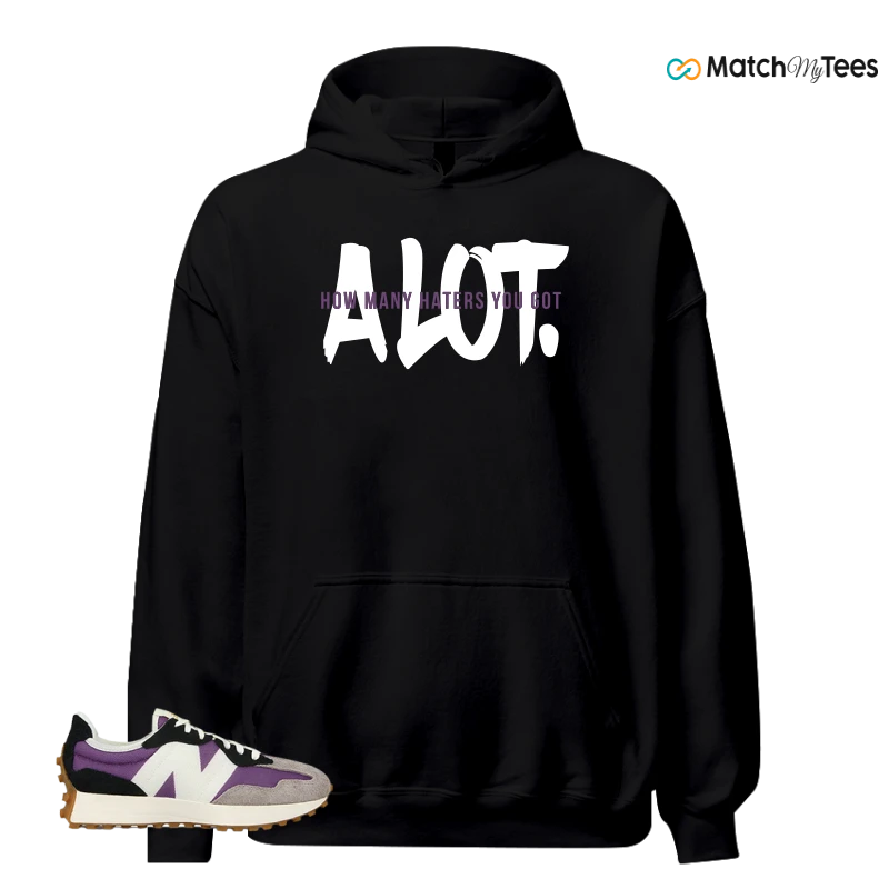 NEW BALANCE 327 PURPLE WHITE (WOMEN'S) SNEAKER Matching Tees hoodie