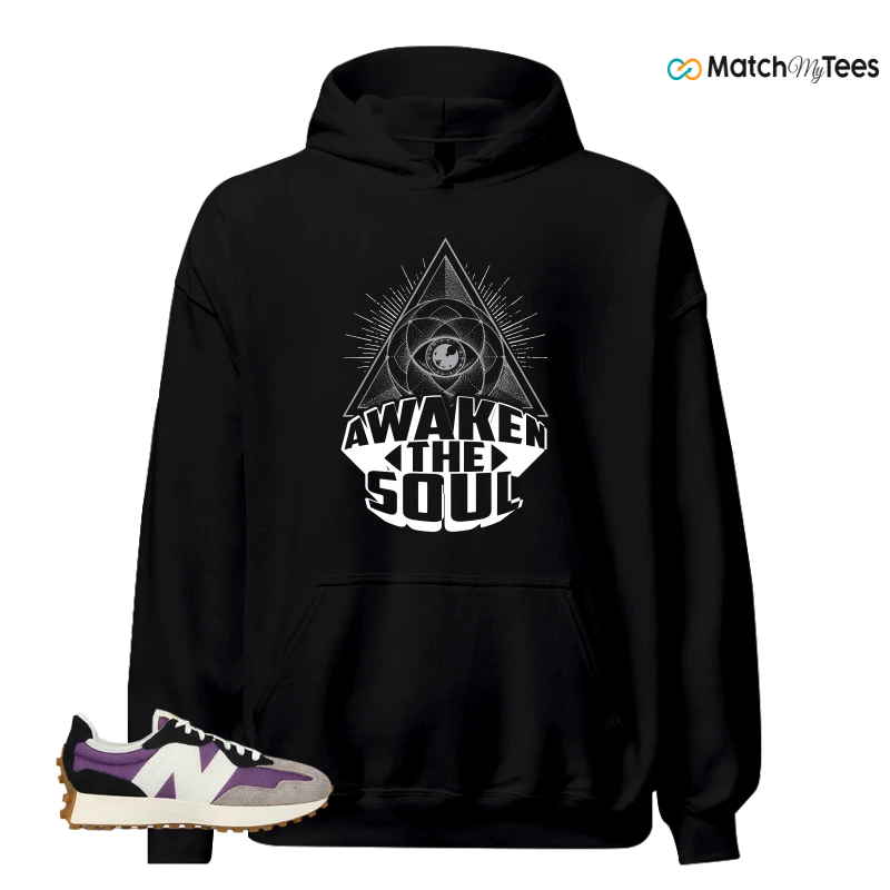 NEW BALANCE 327 PURPLE WHITE (WOMEN'S) SNEAKER Matching Tees hoodie