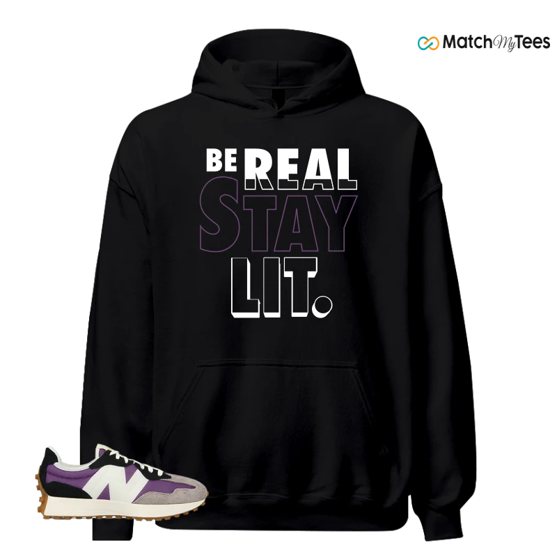 NEW BALANCE 327 PURPLE WHITE (WOMEN'S) SNEAKER Matching Tees hoodie