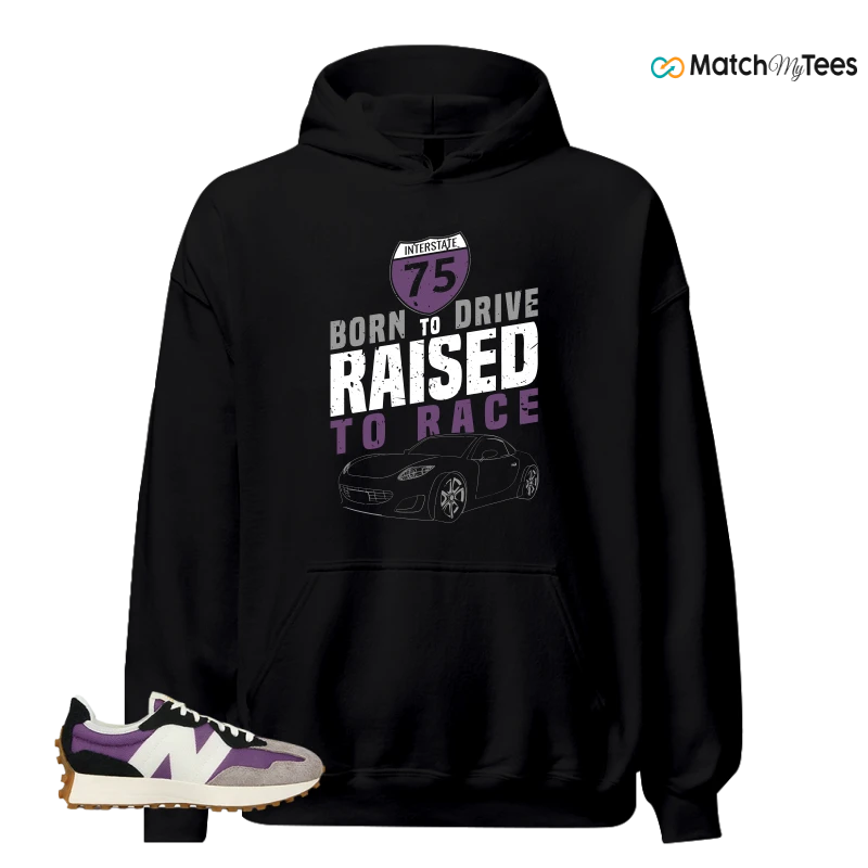 NEW BALANCE 327 PURPLE WHITE (WOMEN'S) SNEAKER Matching Tees hoodie