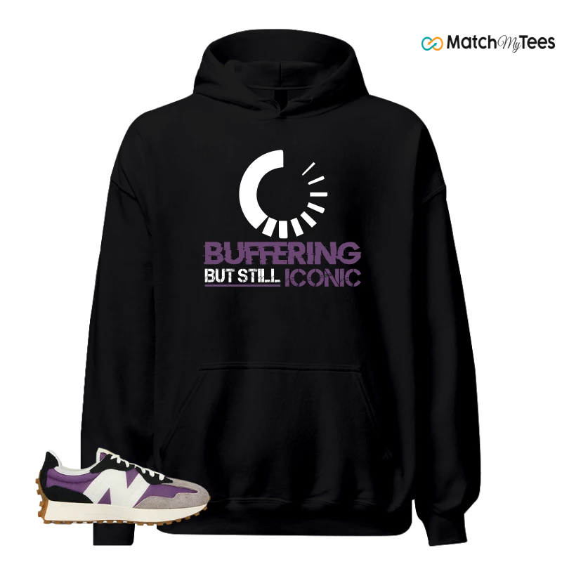 NEW BALANCE 327 PURPLE WHITE (WOMEN'S) SNEAKER Matching Tees hoodie