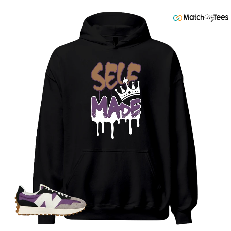 NEW BALANCE 327 PURPLE WHITE (WOMEN'S) SNEAKER Matching Tees hoodie