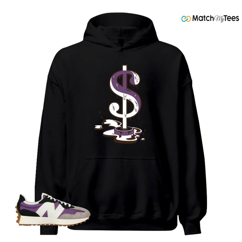 NEW BALANCE 327 PURPLE WHITE (WOMEN'S) SNEAKER Matching Tees hoodie
