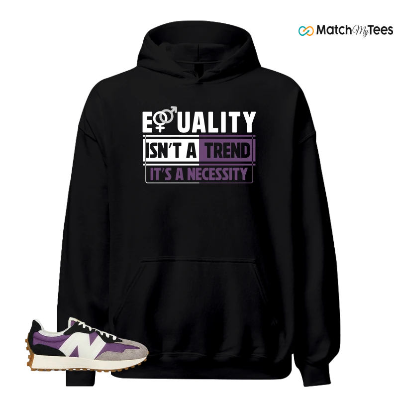 NEW BALANCE 327 PURPLE WHITE (WOMEN'S) SNEAKER Matching Tees hoodie