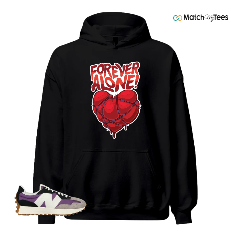 NEW BALANCE 327 PURPLE WHITE (WOMEN'S) SNEAKER Matching Tees hoodie